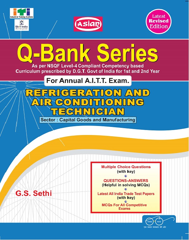 UPTO-DATE  Q-BANK REF.A.C. TECHNICIAN NIMI-DGT PATTERN (NSQF - 4 SYLL.)