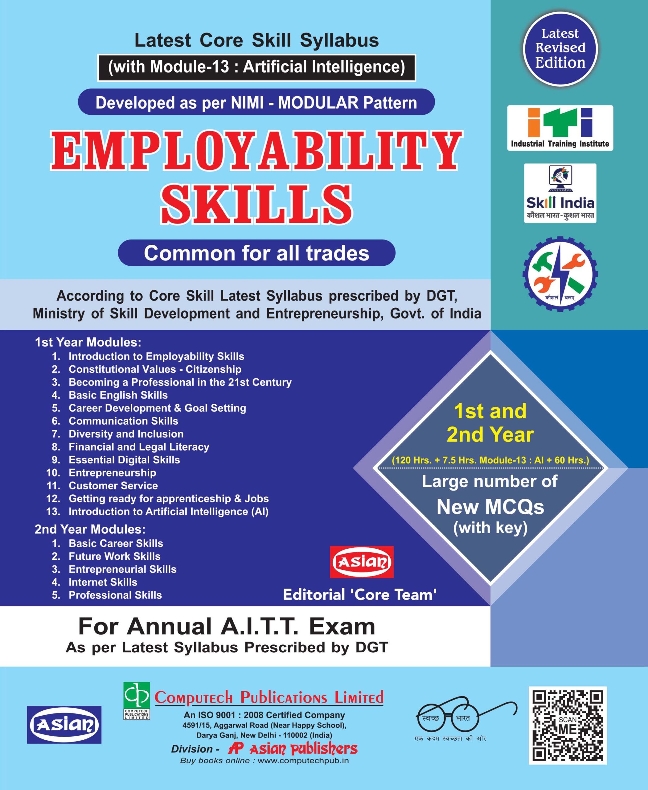 Employability Skills (1st & 2nd Yr.) Latest Syllabus with A.I.
