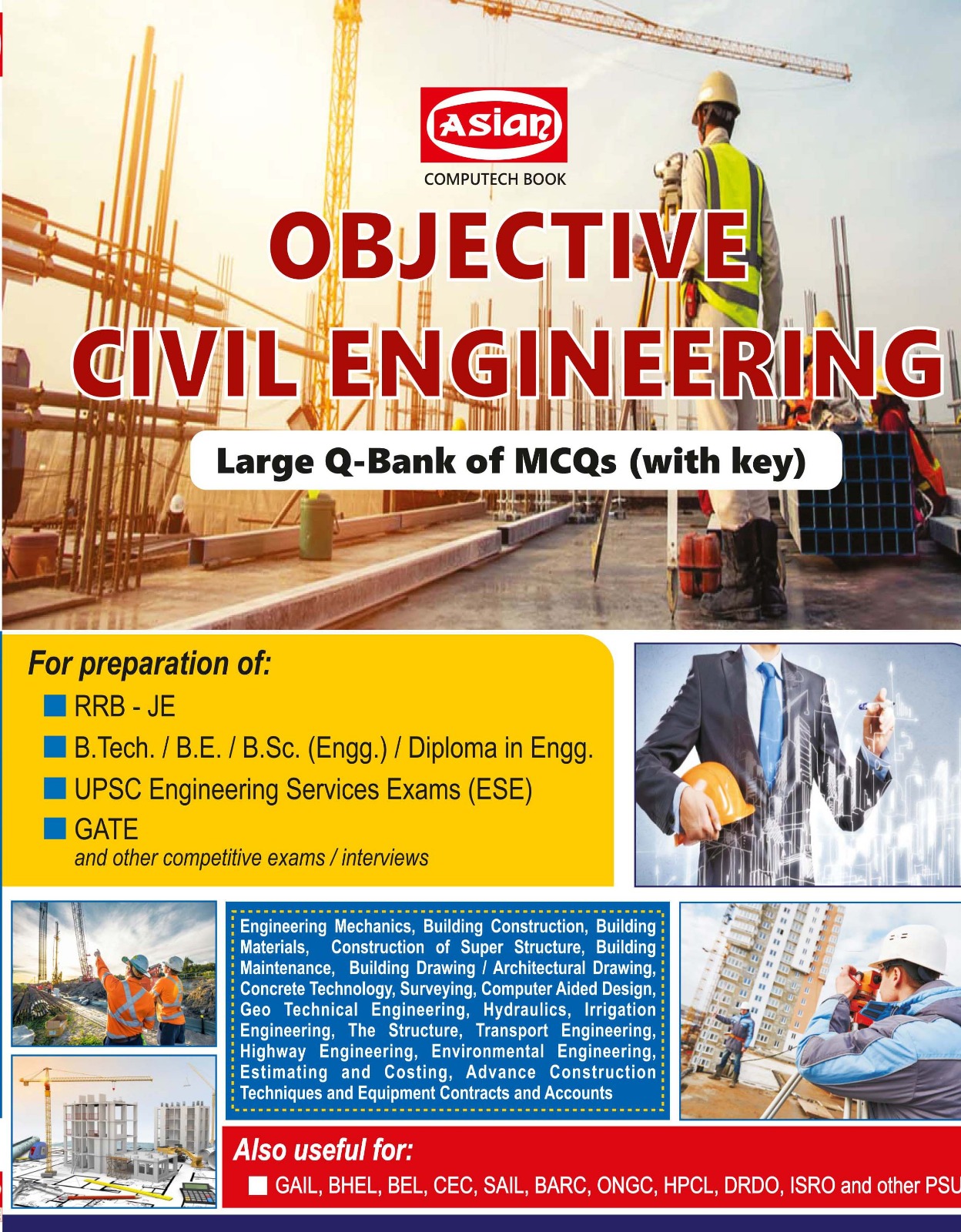 Q-BANK MCQS RRB WITH KEY CIVIL ENGG. OBJECTIVE