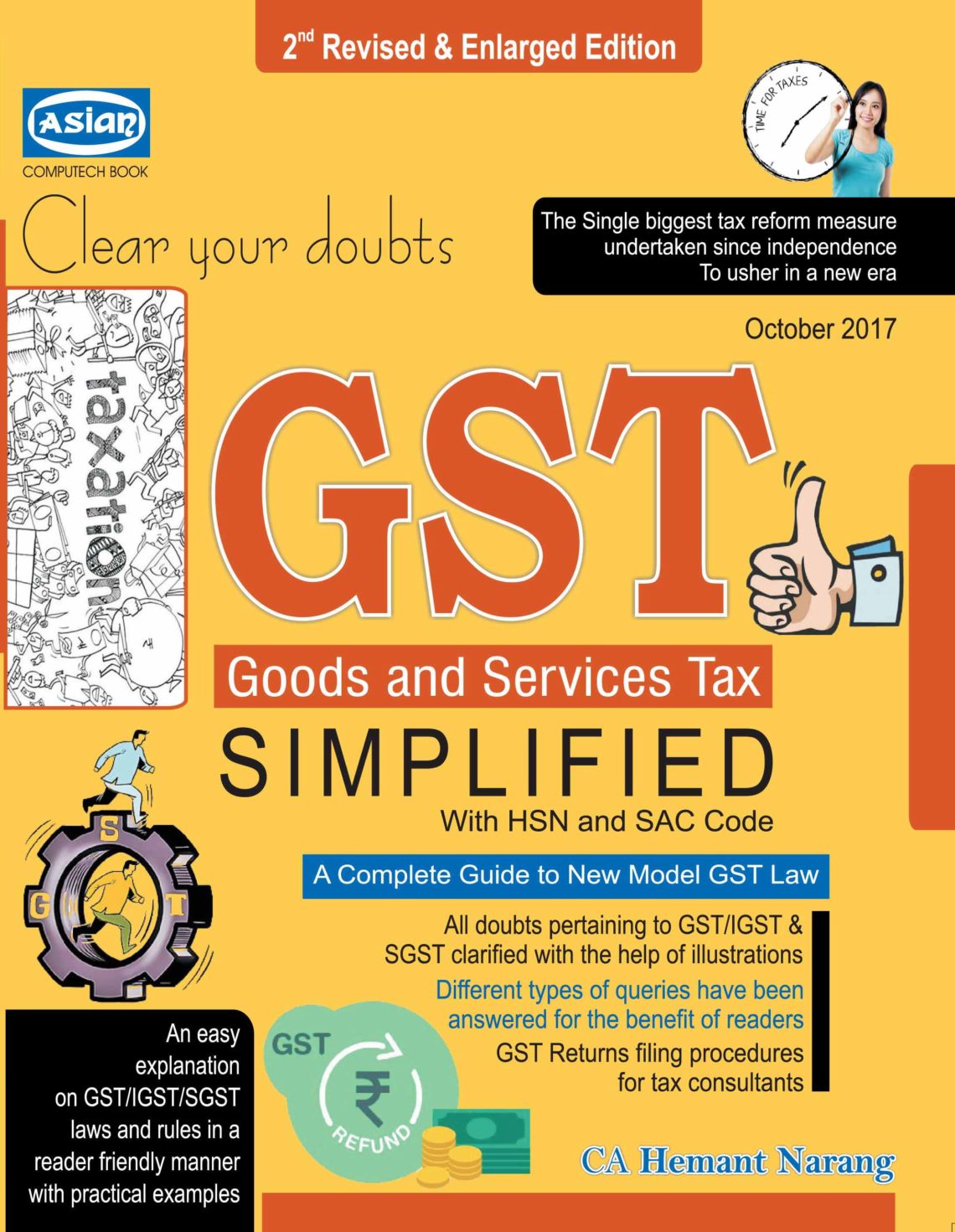 GST Simplified (Guide To New GST Law) (Hindi) | Computech Publications Ltd.